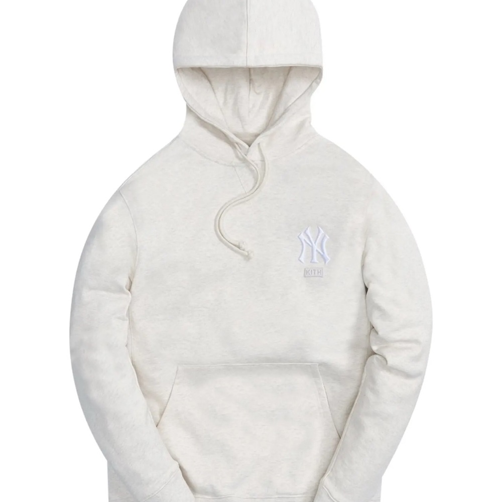 Kith for The New York Yankees Williams III Hoodie “Heather Oatmeal”